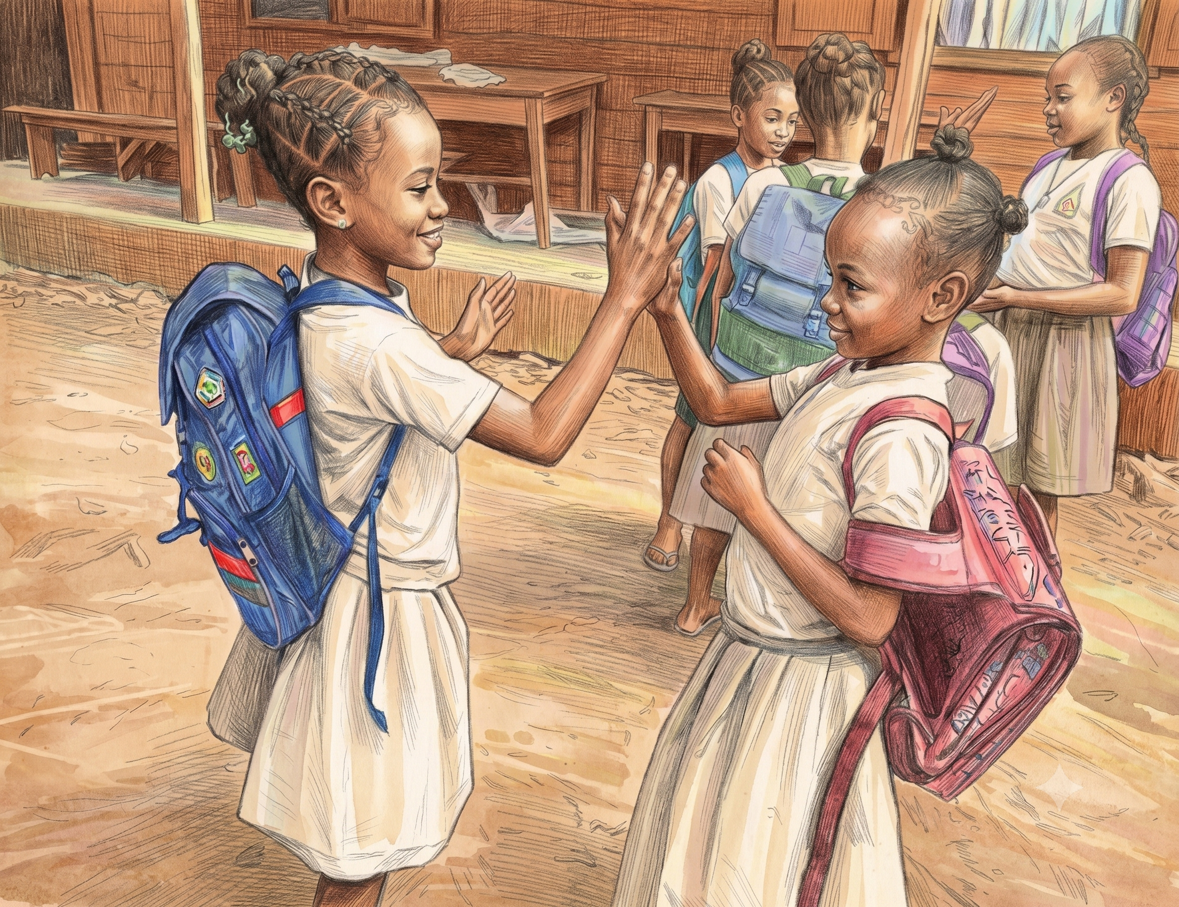 Enfants malgaches soutenus par VDB Conseil